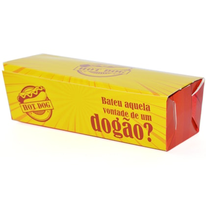 Embalagem para Hot Dog Balcão – 20,5 x 7 x 4,5 cm – 100 Unidades